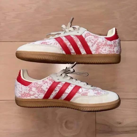 Adidas Samba OG Liberty London Womens Size 9.5 Lifestyle Sneakers Shoes - Picture 3 of 8